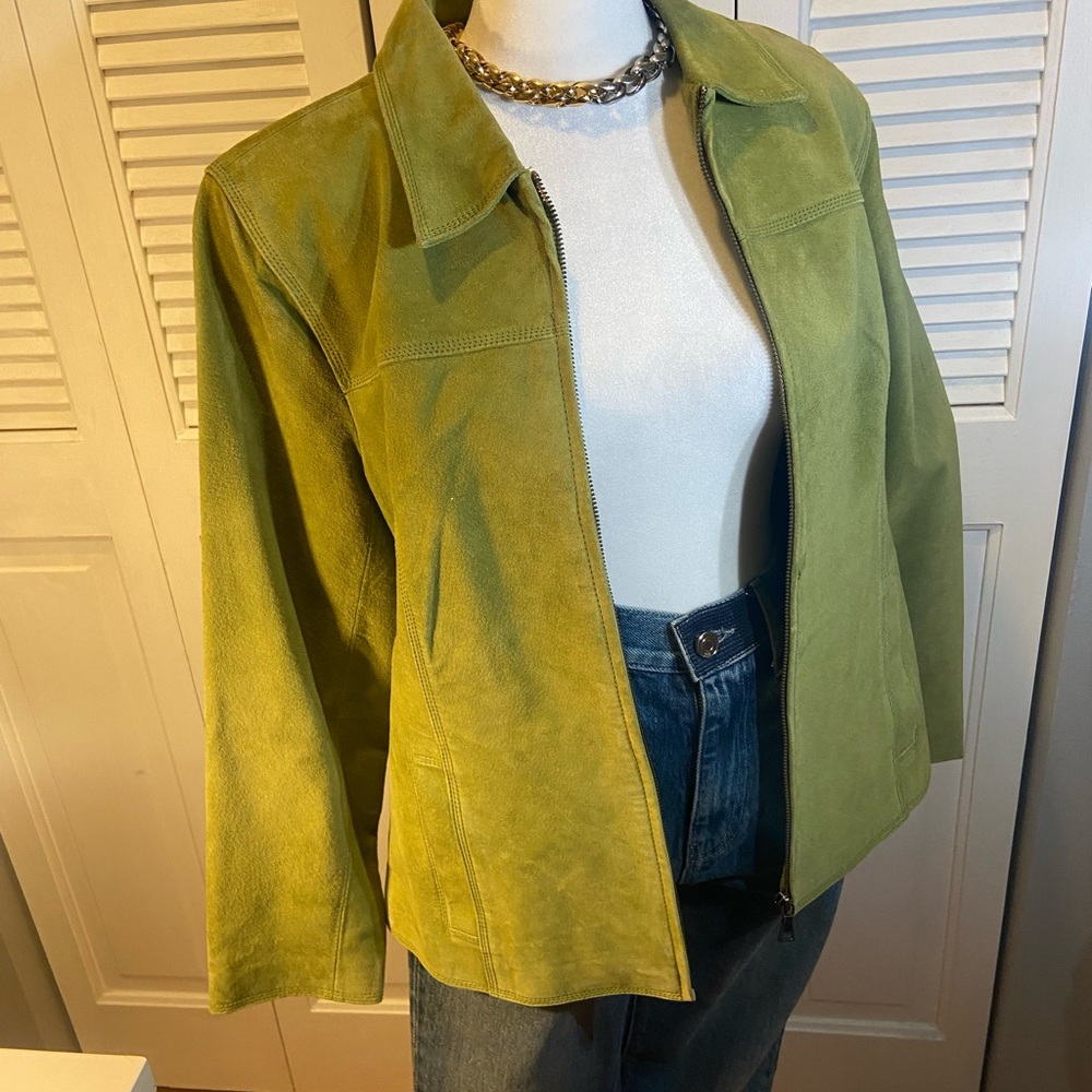 Bernardo Olive Utility Jacket - image 1